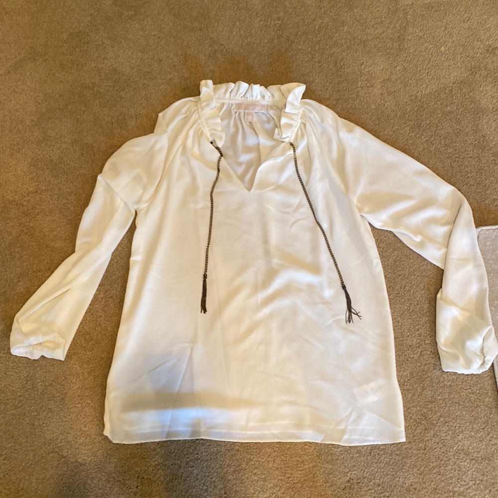 Cream blouse